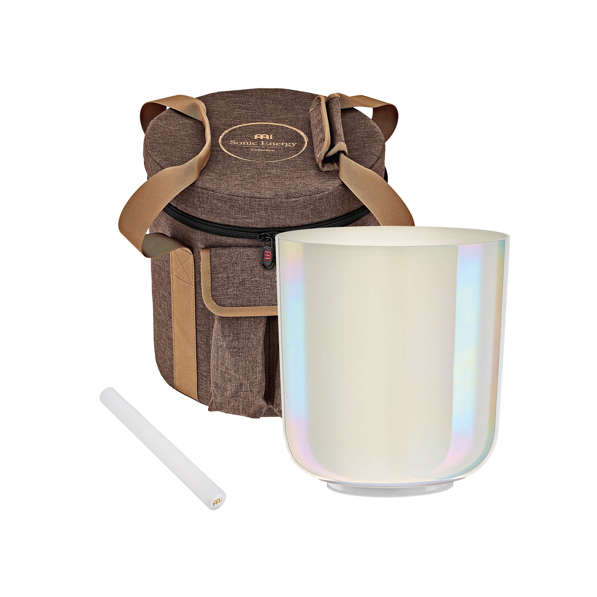 Meinl  Sonic Energy 7" Essence Crystal Singing Bowl B3, Creamy, 440 Hz, Crown Chakra (ECSB7B3C)