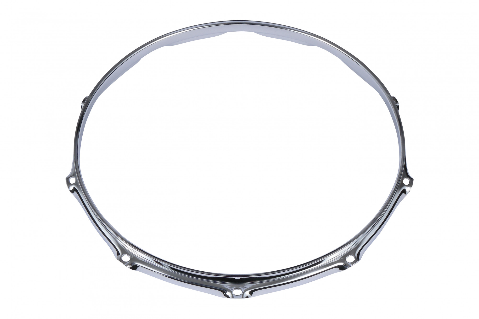 TAMA 2.3mm Steel Mighty Hoop 14" 10-Hole - Chrome Batter Side (MFM14-10)