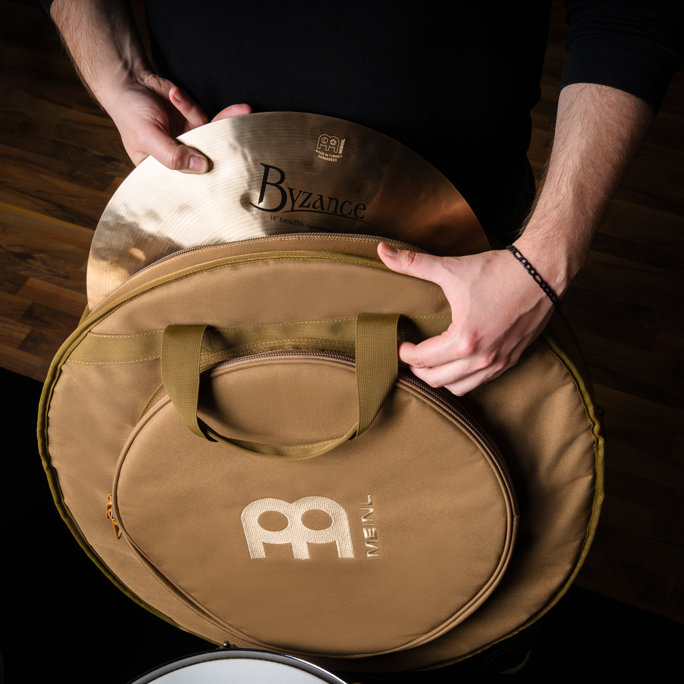 MEINL Cymbals Pro Cymbal Backpack 22" - Coyote Brown
 (MCB22CB)