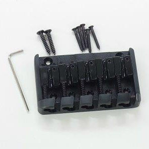 IBANEZ Bass Brücke Set B305 für 5-saiter in Matt Schwarz (2BB4ACA027)