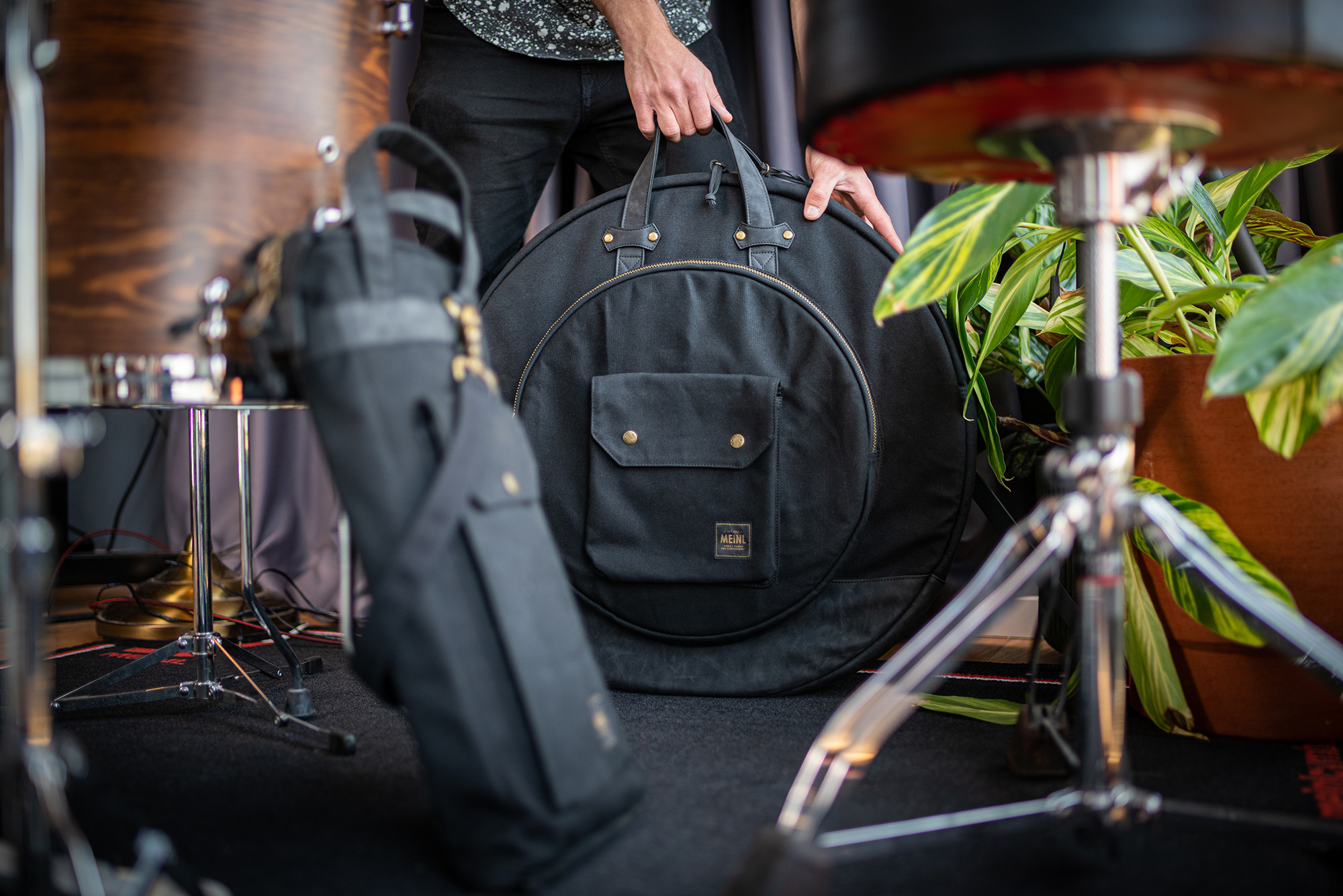 MEINL Cymbals Canvas Collection Cymbal Bag 22" - Classic Black (MWC22BK)
