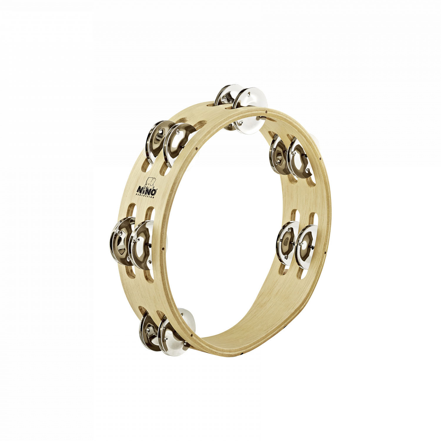 NINO Percussion Wood Tambourine - 8" (NINO50)