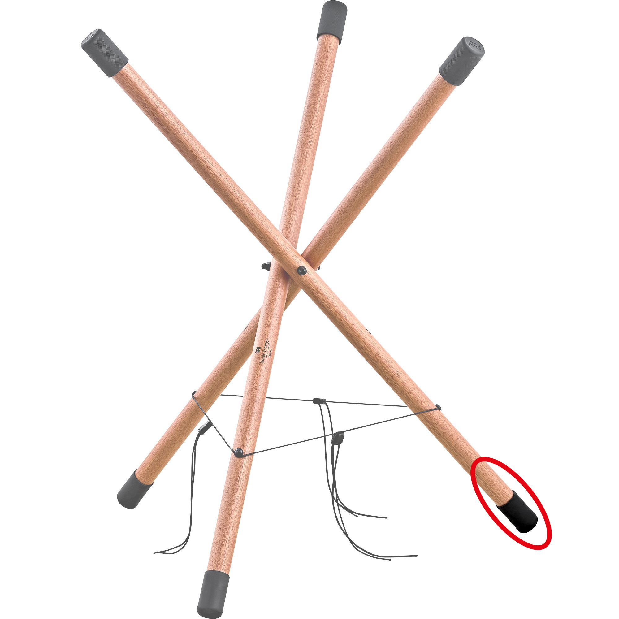 Meinl Sonic Energy Silikon Fuß für Wood Handpan / Tongue Drum Stand MHPSM & MHPSL, 1 Stk. (MHPSSF)