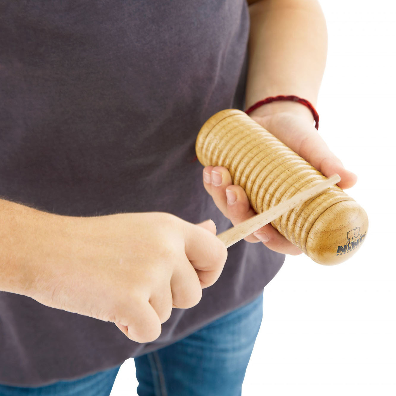 NINO Percussion Wood Güiro Shaker (NINO520)