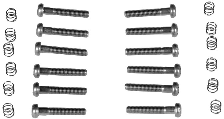 IBANEZ Intonations Justierungsschrauben - für Tight End Bridge Sattel 12er Satz (2GBX5BA004)