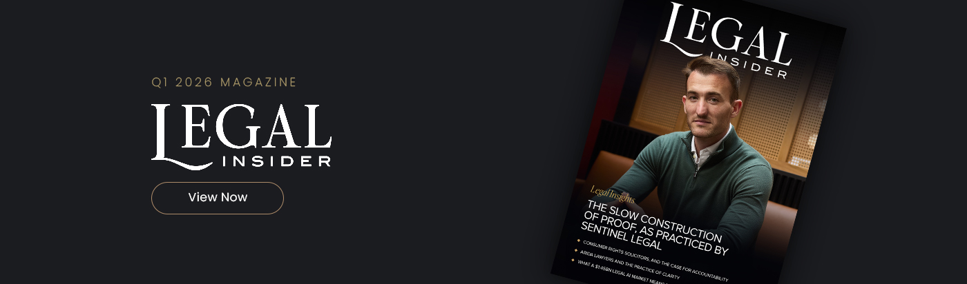 Legal Insider Magazine - Quarterly Edition Banner