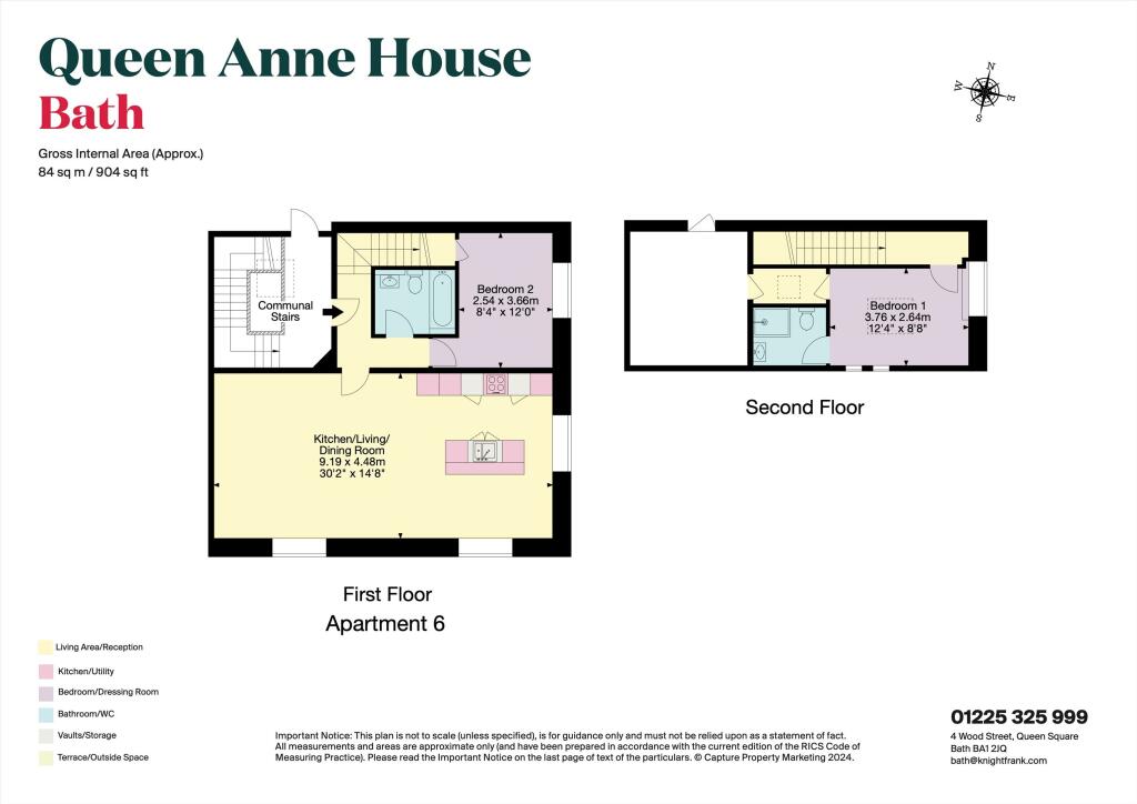 Additional image 5 of Apartment 5, Queen Anne House, Charlotte Street, Bath, Somerset, BA1