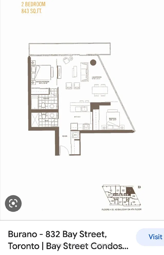 Additional image 19 of 832 Bay St Unit 1303