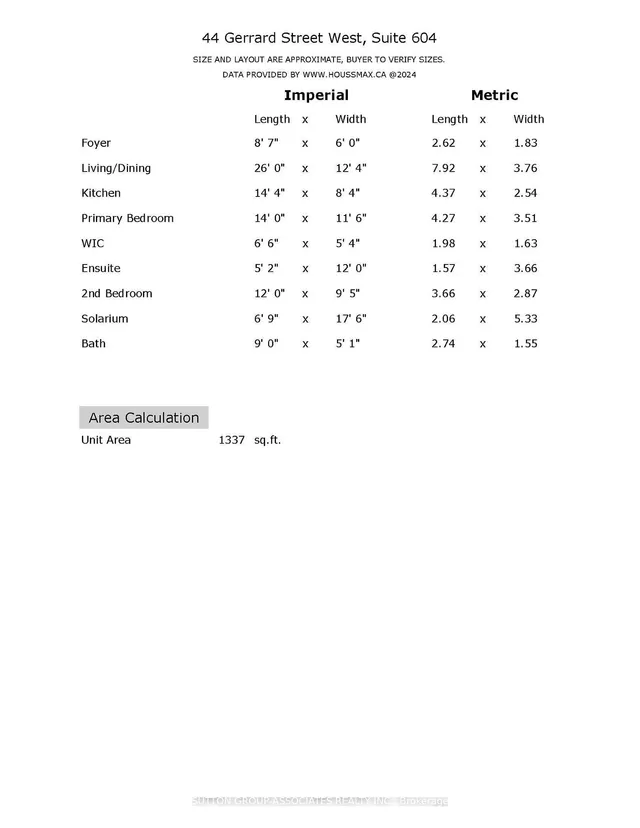 Additional image 35 of 44 Gerrard St Unit 604