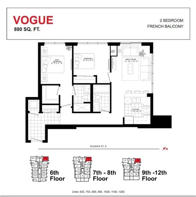 Additional image 34 of 460 DUNDAS St Unit 705