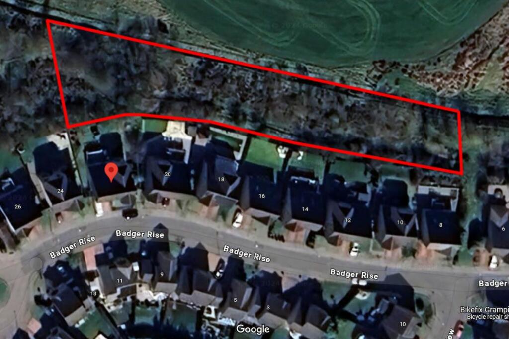 Additional image 2 of Land, adjacent to rear of 08-22 Badger Rise, Blackburn, Aberdeenshire, AB210JY