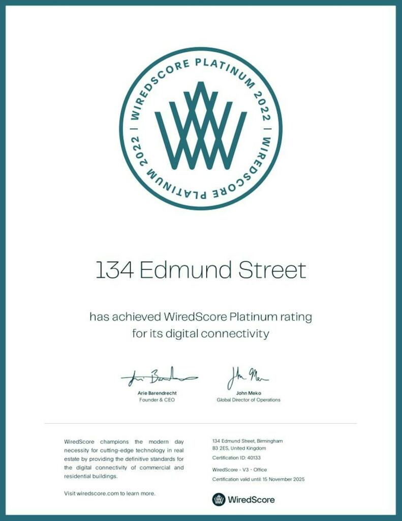 Additional image 23 of Billiards Building, Edmund Street, Birmingham, B3 2ES