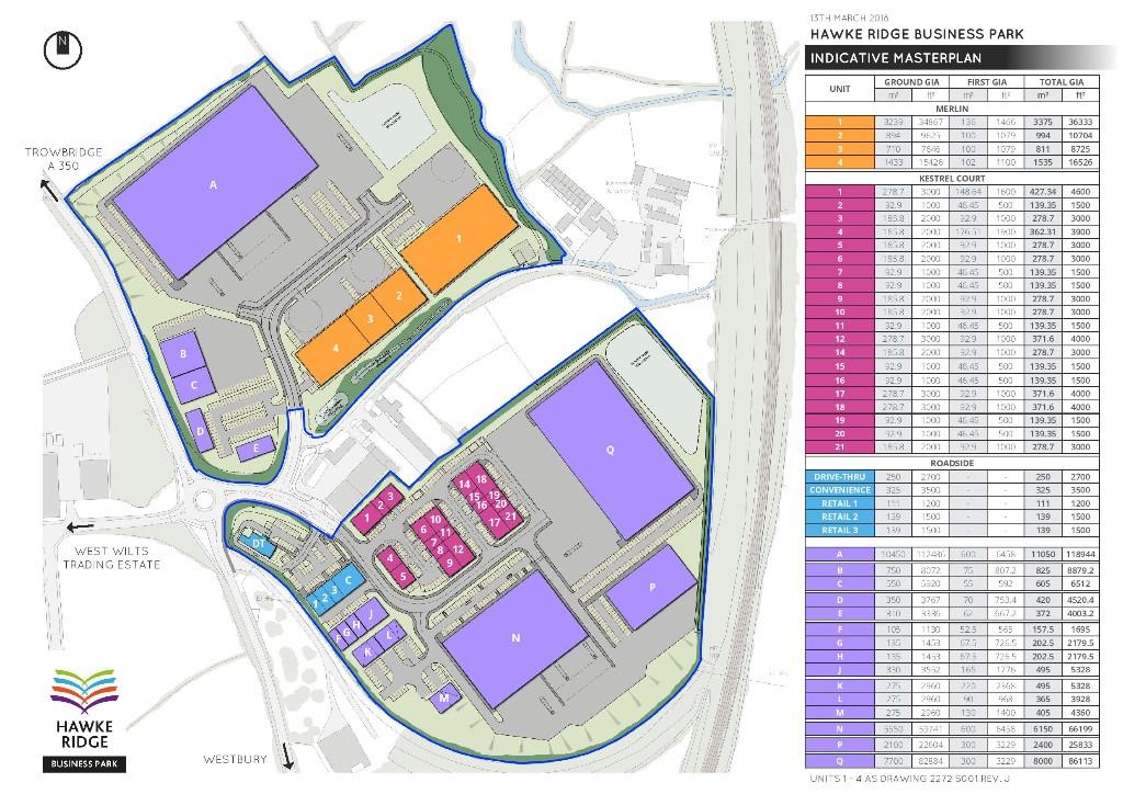 Additional image 4 of Commercial Land For Sale, Hawke Ridge Business Park, Westbury BA13 4LD