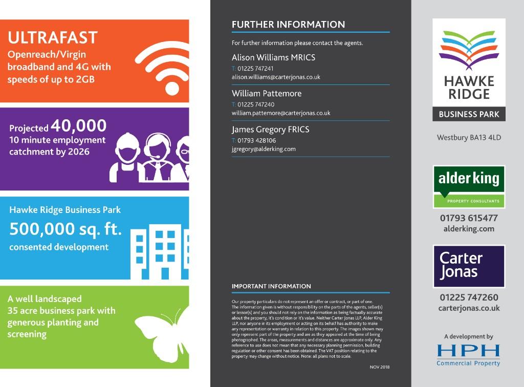 Additional image 22 of Commercial Land For Sale, Hawke Ridge Business Park, Westbury BA13 4LD