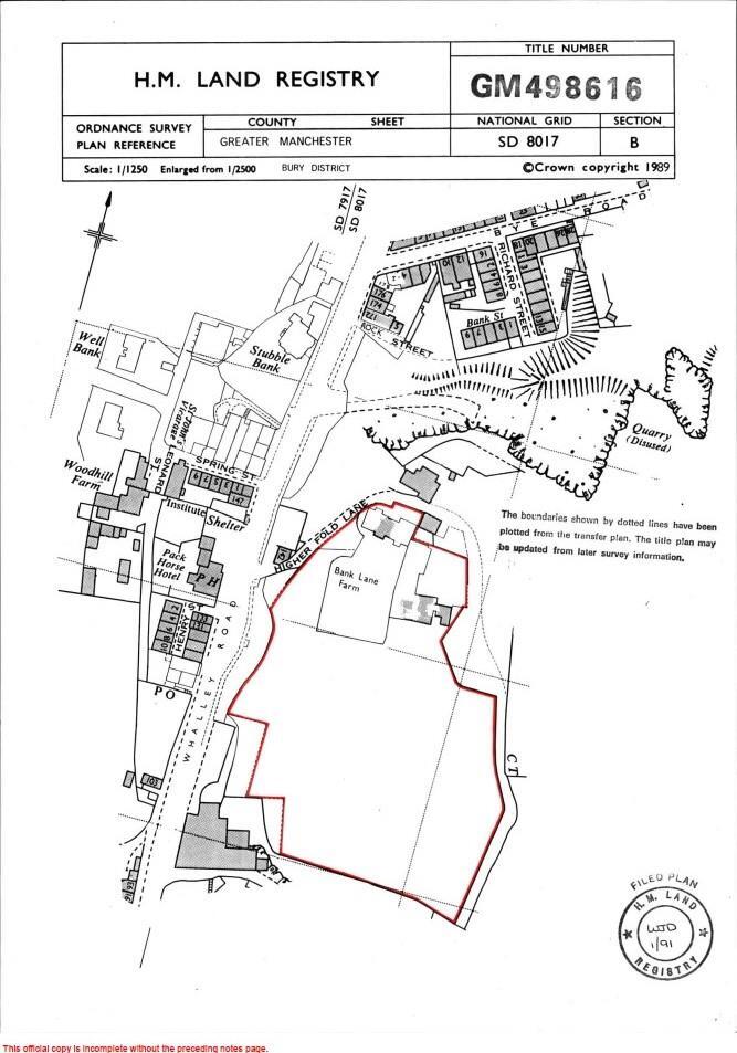 Additional image 26 of Higher Fold Lane, Shuttleworth                   Ramsbottom, Bury