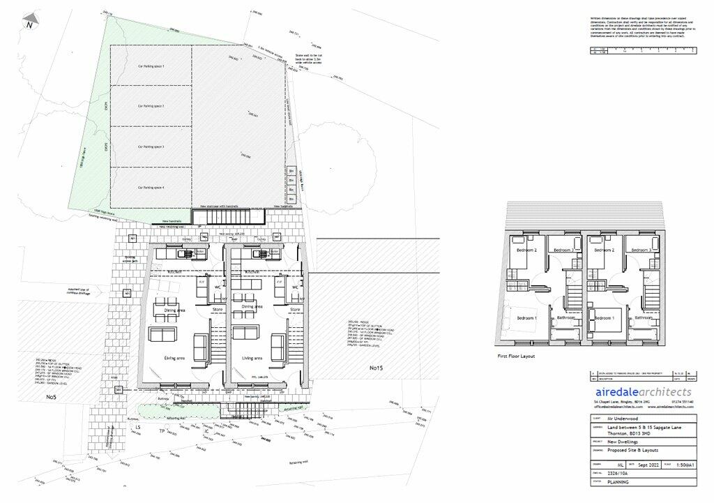 Additional image 2 of Building Plot On Sapgate Lane, Thornton, Bradford, West Yorkshire, BD13