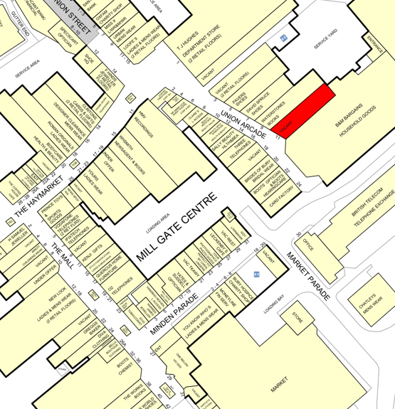 Additional image 2 of 11 Union Arcade, Millgate Centre, Bury, Greater Manchester, BL9