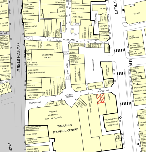Additional image 3 of 10 Grapes Lane The Lanes Shopping Centre, Carlisle, Cumbria, CA3