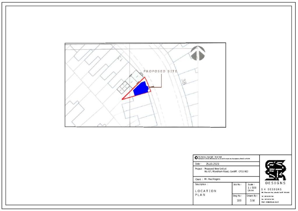 Additional image 7 of Land at 7 Wyndham Road, Cardiff, CF11 9EJ
