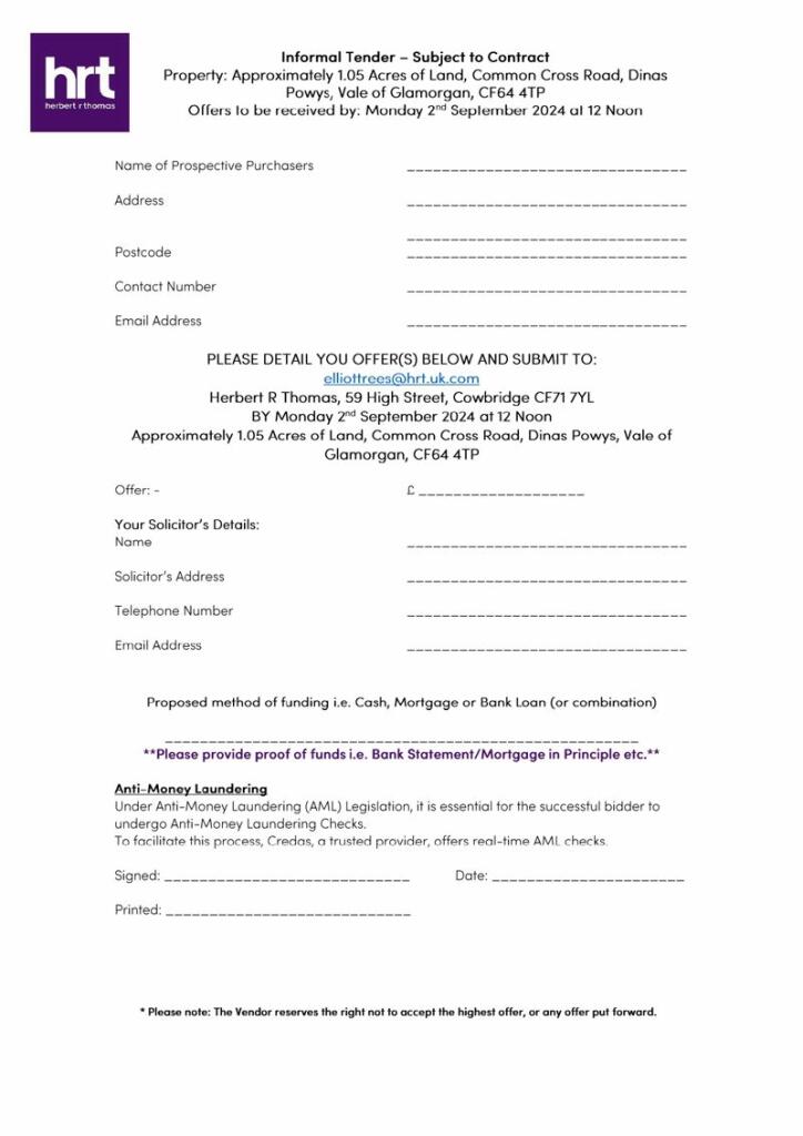 Additional image 6 of Approximately 1.05 acres of land, Cross Common Road, Dinas Powys, CF64 4TP