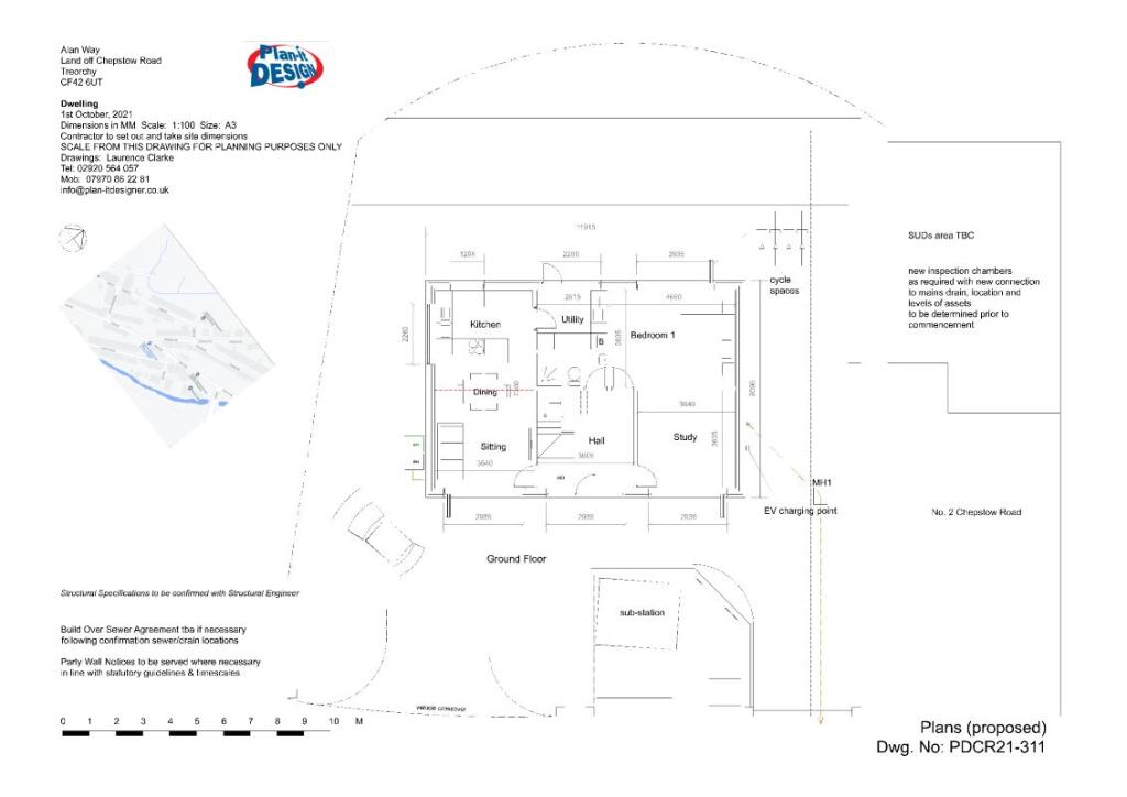 Additional image 3 of Development Opportunity, Adjacent to 2 Chepstow Road, Treorchy, Mid Glamorgan, CF42 6UT