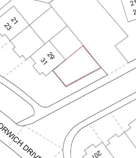 Primary image of LAND ADJOINING 31 NORWICH DRIVE, UPTON