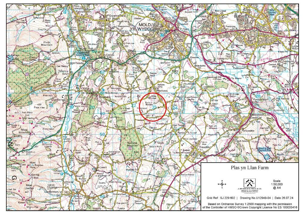 Additional image 4 of 20 ACRES OF PRODUCTIVE AGRICULTURAL LAND AT NERCWYS, FLINTSHIRE
