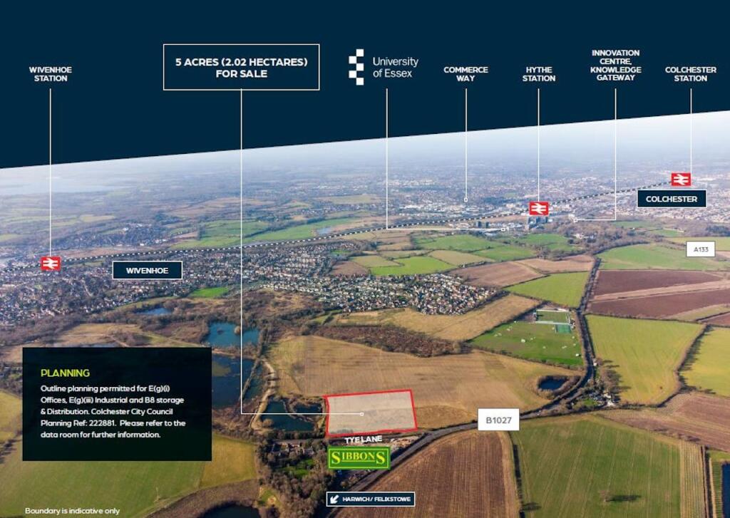 Additional image 4 of Development Land to the West of Tye Lane, Wivenhoe, Colchester, CO7 7EP