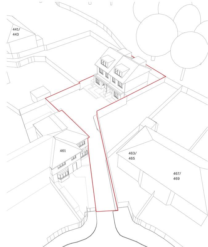 Additional image 3 of Land Adjacent To 461 King Henrys Drive, New Addington, Surrey