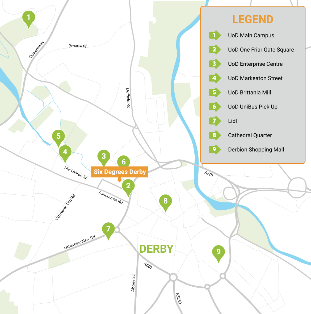 Additional image 11 of 3 Bed Apartment, 8-14 Agard Street, DE1 1DZ. Flat 602