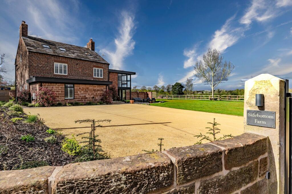 Restored Tarporley farmhouse with equestrian potential