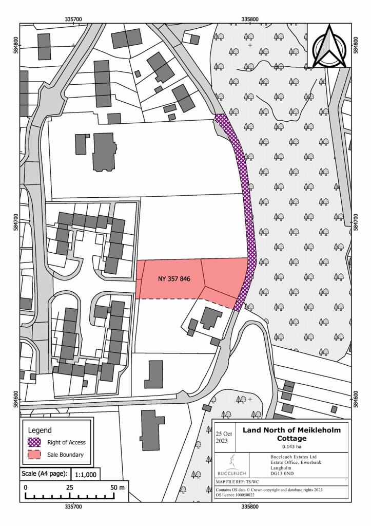 Additional image 7 of Residential Plot, North Of Meikleholm Cottage, Langholm, Dumfries and Galloway, DG13