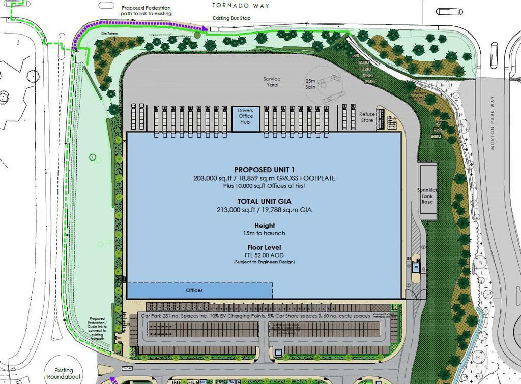 Additional image 5 of Unit 1 Greenbox Logistics Park, Fabric Way, Darlington, DL1 1GQ
