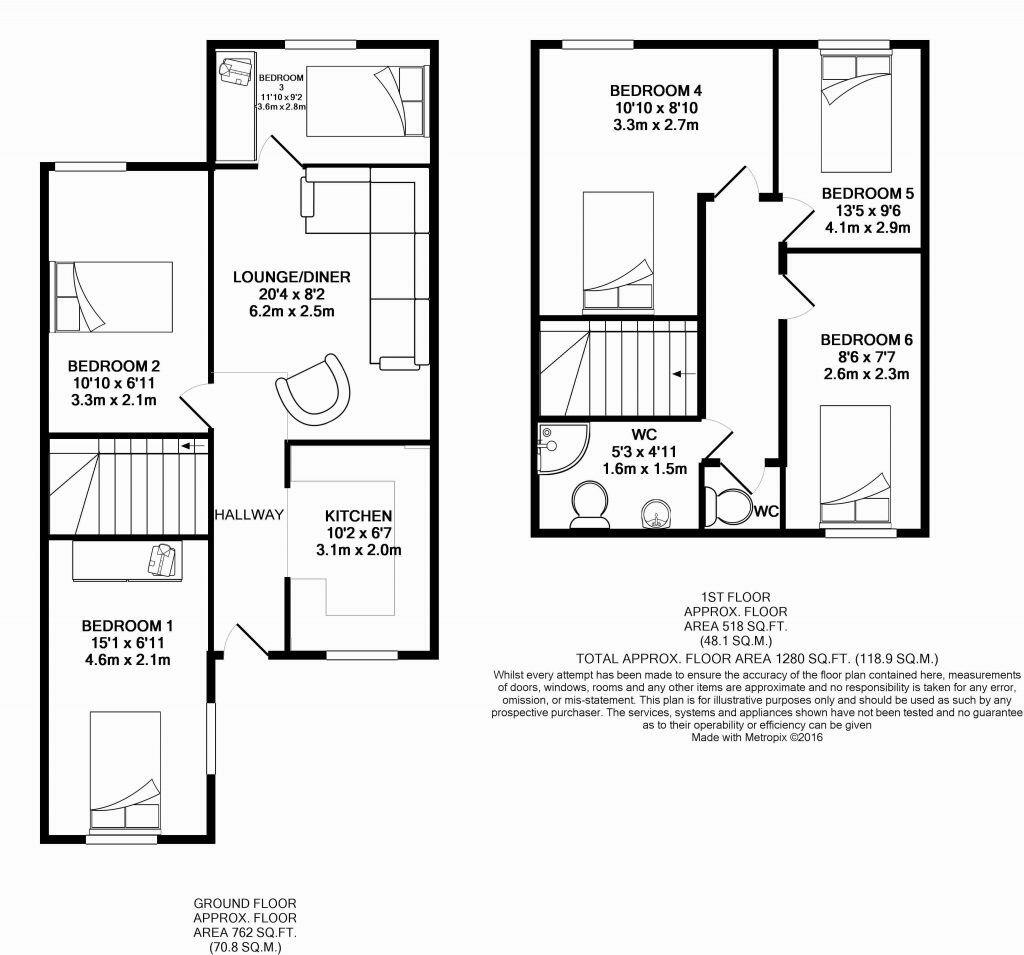 Additional image 8 of 6 Bed Student Home - 18 Headcorn Drive, Canterbury