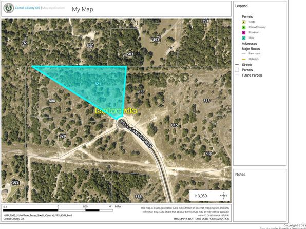 821 Bell Canyon Way LOT 19, Bulverde, TX 78163