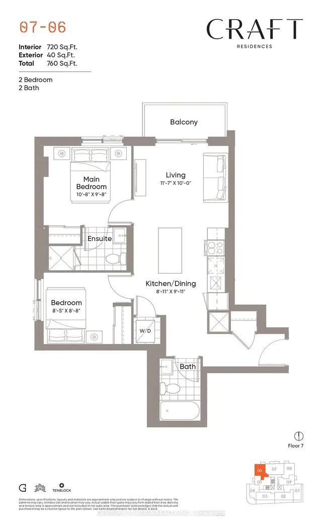 Additional image 11 of 3200 Dundas St Unit 706