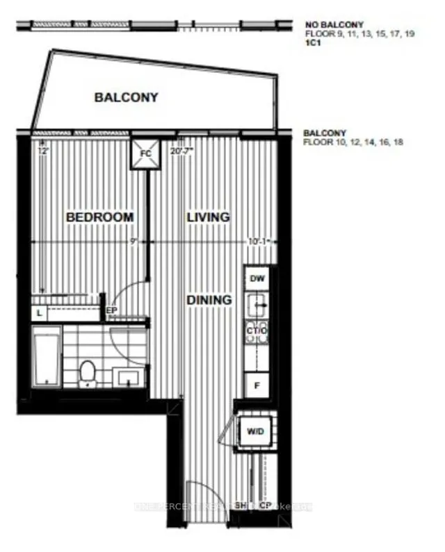 Additional image 12 of 470 Front St Unit 1901