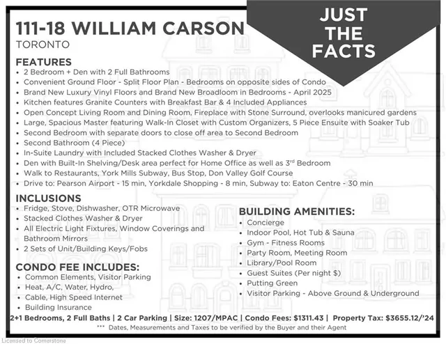 Additional image 8 of 18 William Carson Cres Unit 111