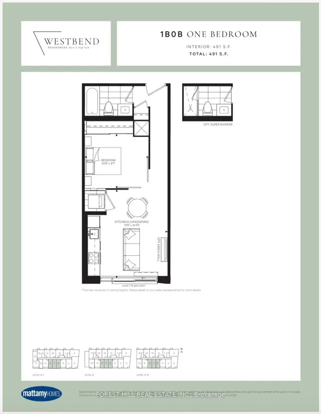 Additional image 12 of 1660 Bloor St Unit 907