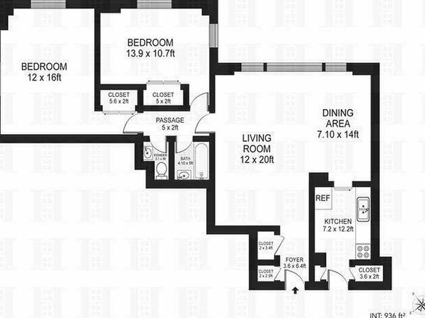 1 Fordham Hill Oval APT 6B, Bronx, NY 10468