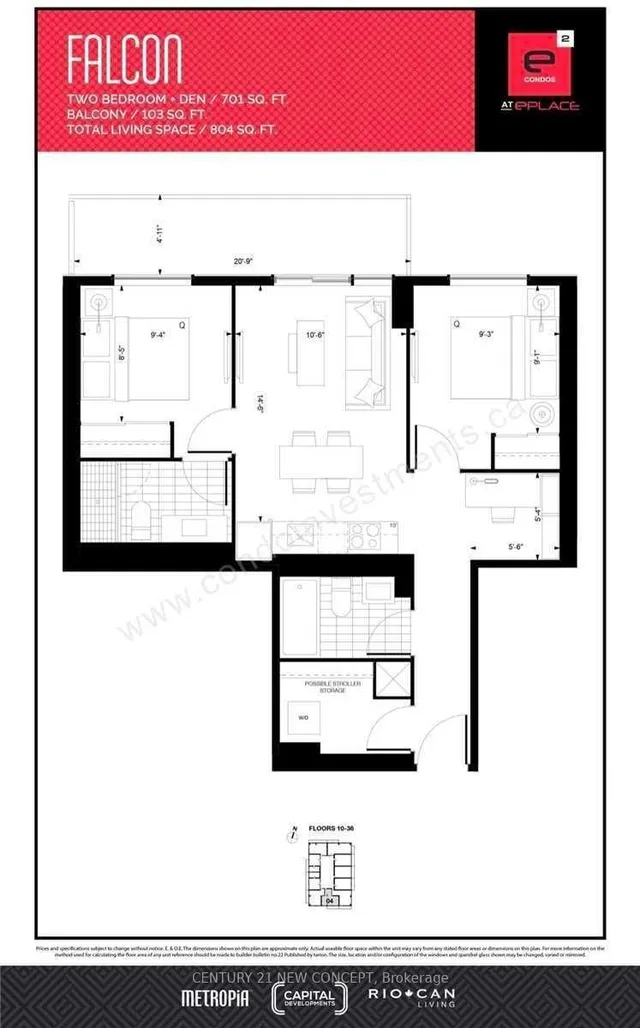 Additional image 2 of 39 roehampton Ave Unit 1204