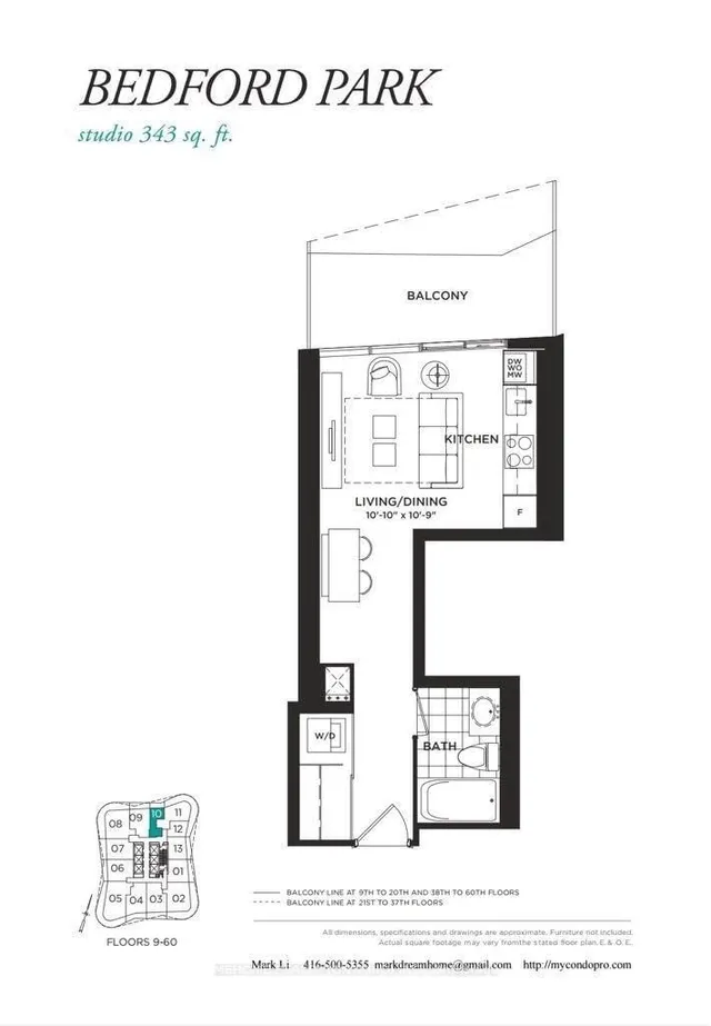 房产图片 2 - 多伦多市威尔斯利街11号1010单元