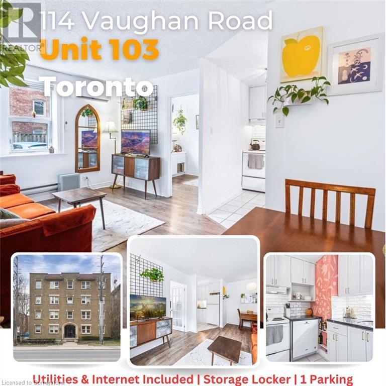 114 VAUGHAN Road Unit# 103|Toronto, Ontario M6C2M1