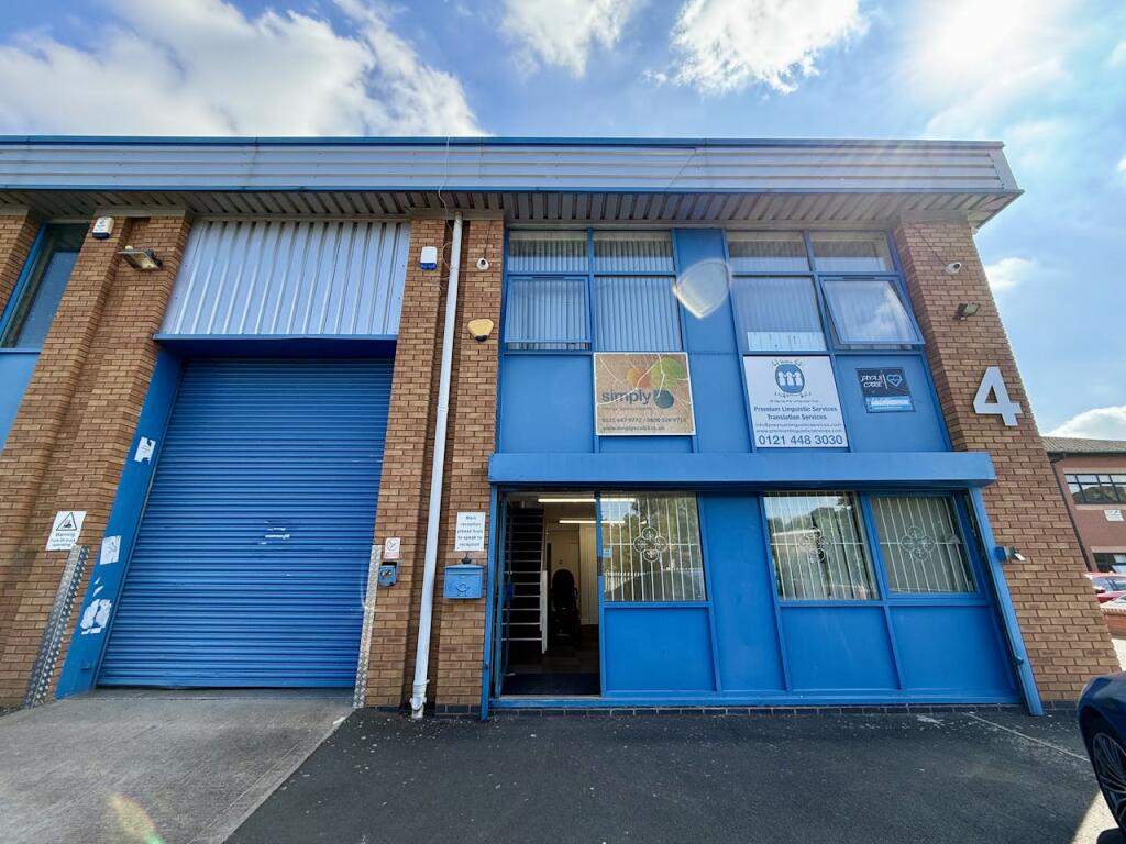 Offices at Unit 4 Great Barr Business Park, Birmingham, B42 1DY