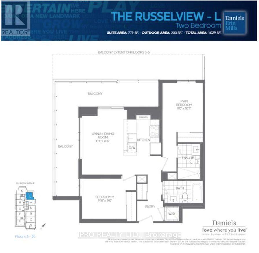 911 - 2560 EGLINTON AVENUE W|Mississauga (Central Erin Mills), Ontario L5M0Y3