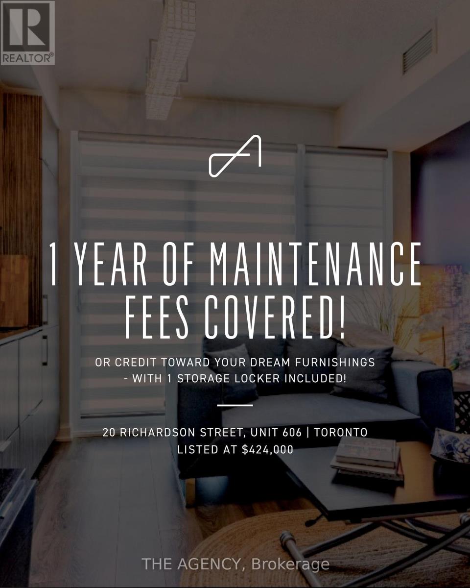 606 - 20 RICHARDSON STREET|Toronto (Waterfront Communities), Ontario M5A0S6