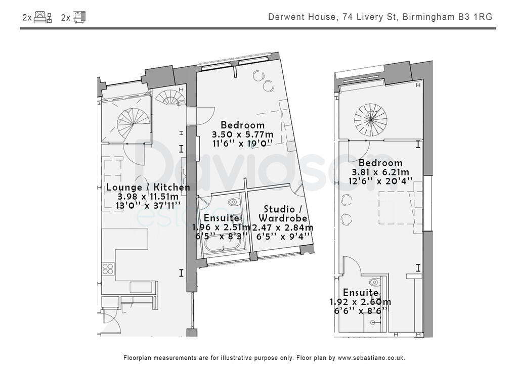 Additional image 28 of 13 Derwent House, Livery Street, Jewellery Quarter, Birmingham