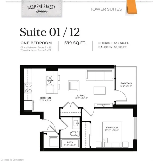 Additional image 27 of 108 Garment St Unit 1101