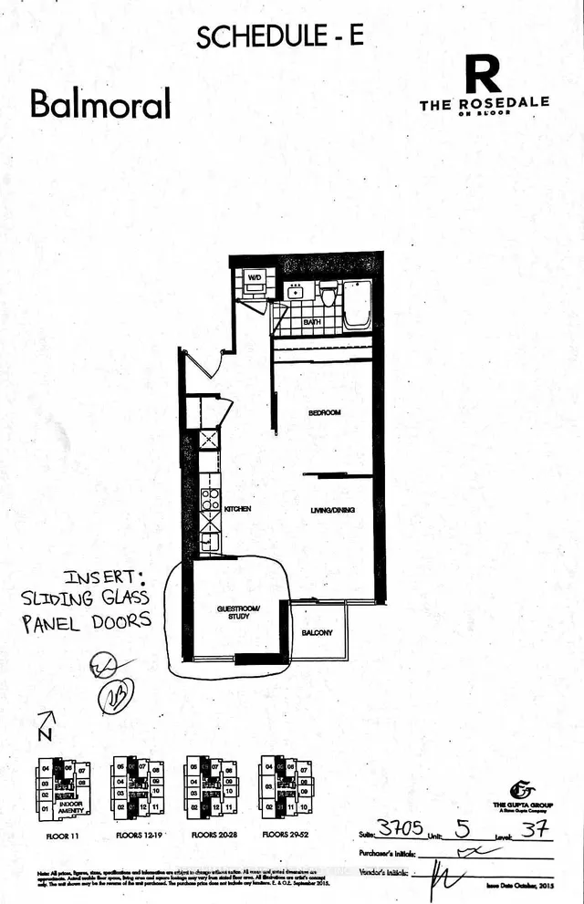 Additional image 2 of 395 Bloor St Unit 3705