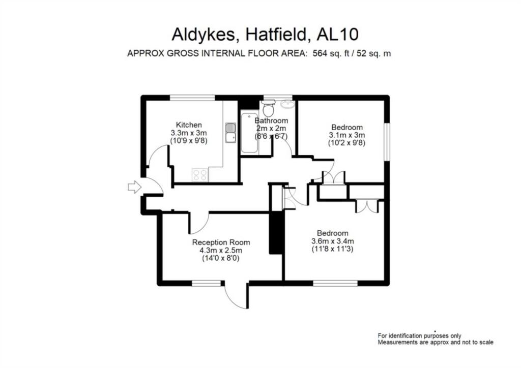 Additional image 7 of Aldykes, Hatfield